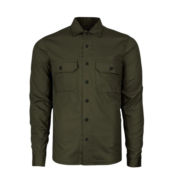 Triple Aught Design Overland French Twill Shirt Mens Small Olive Long Sleeve NWT